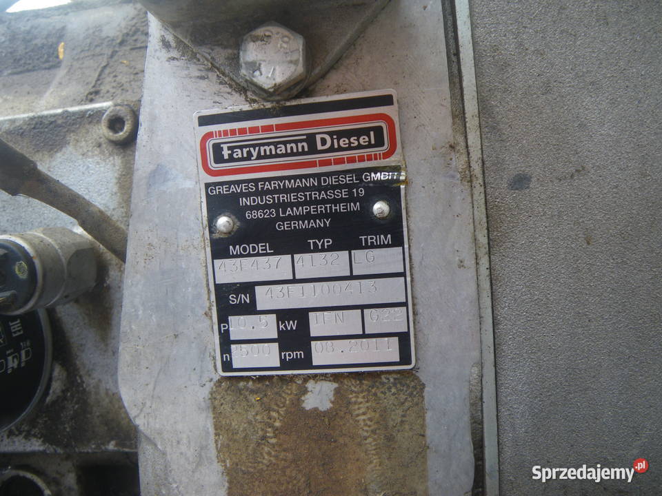 silnik farymann diesel części sprzedam