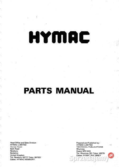 HYMAC 580C 580CT 580CS katalog częsci zamiennych motoryzacja, transport Kielce