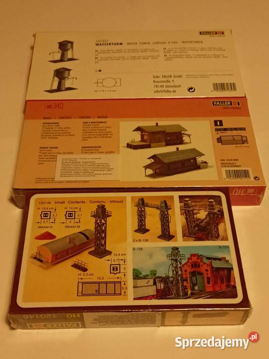 FALLER 5 modeli plastikowych skala HO Lublin sprzedam