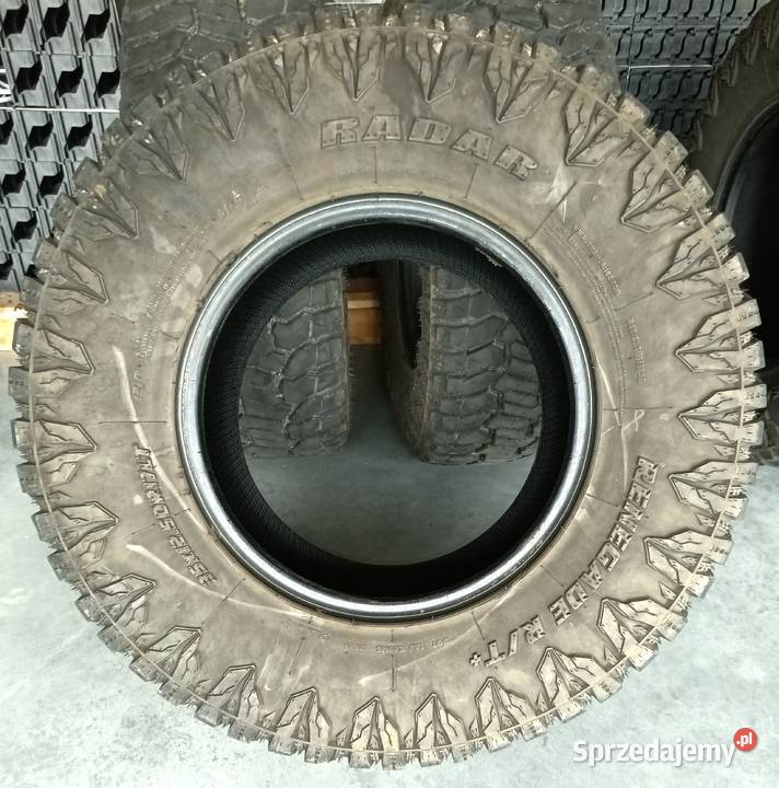opony RADAR RENEGADE RT 35X125R17 4 UŻYWANE sprzedam