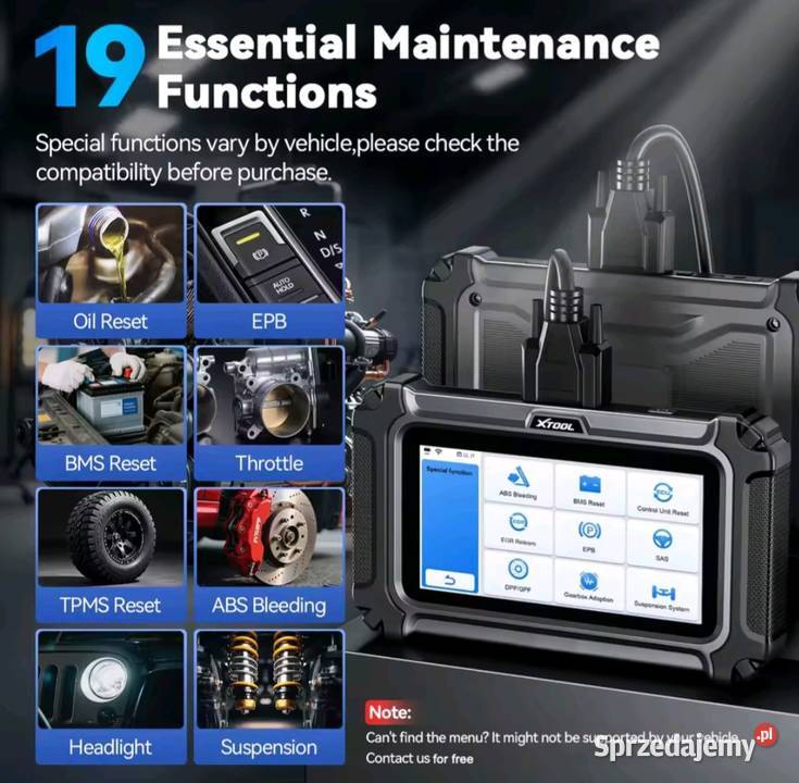 Xtoll D5S 19 funkcji specjalnych serwisowych Siemianowice Śląskie