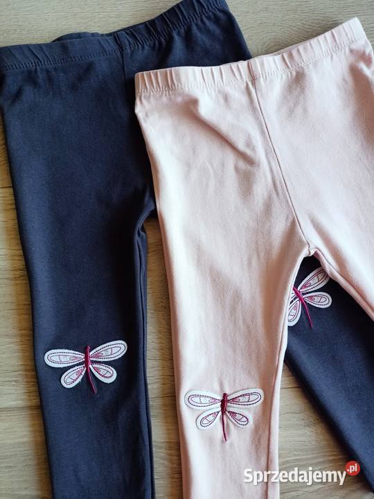 Legginsy getry dziewczęce 2pak różowe i Rozmiar 92 Spodnie Płock sprzedam