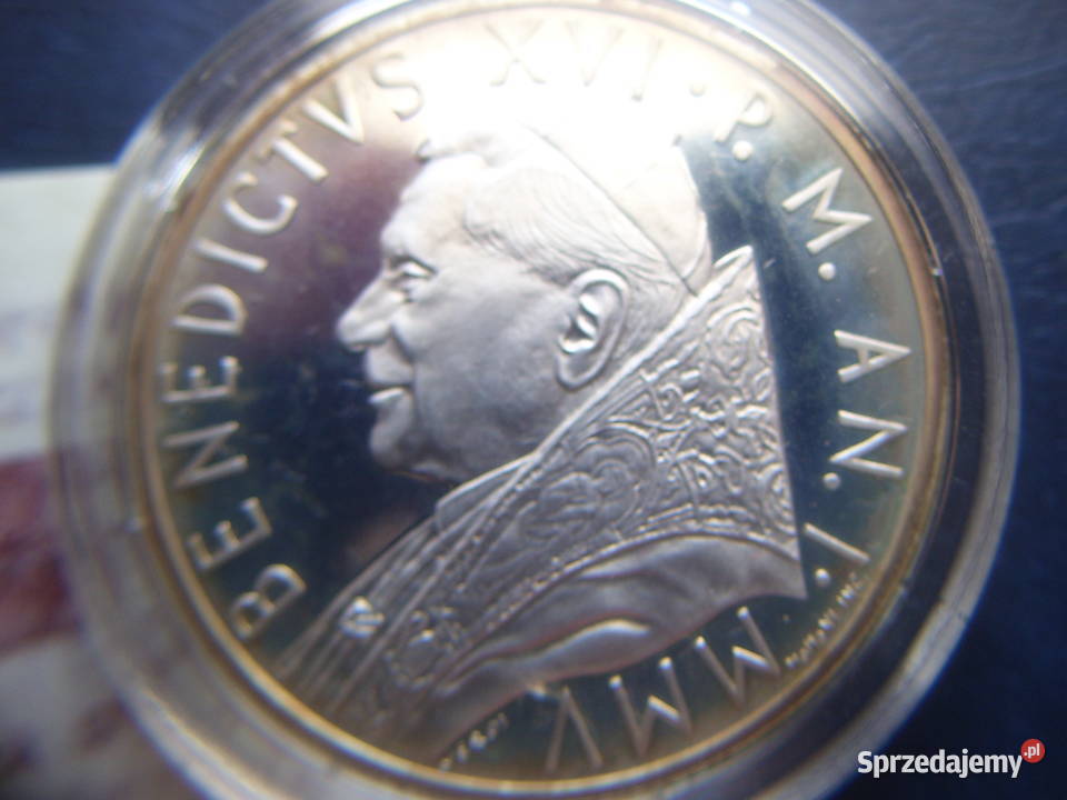 Stare monety 10 euro 2005 Watykan stan menniczy Lesko