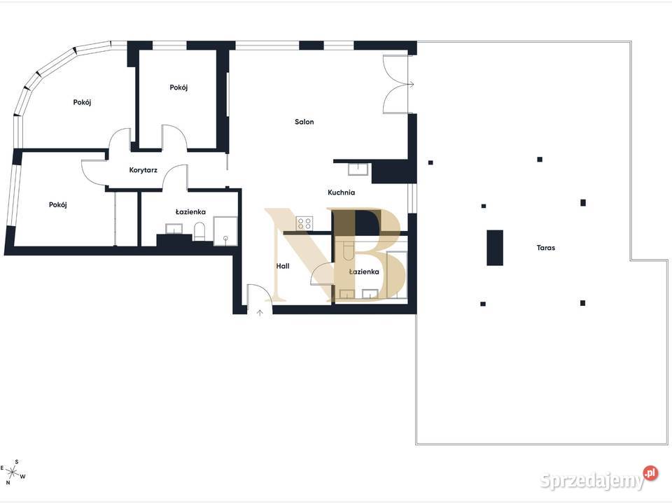 Apartament 4pokojowy z tarasem 120 m 2x garaż w Warszawa