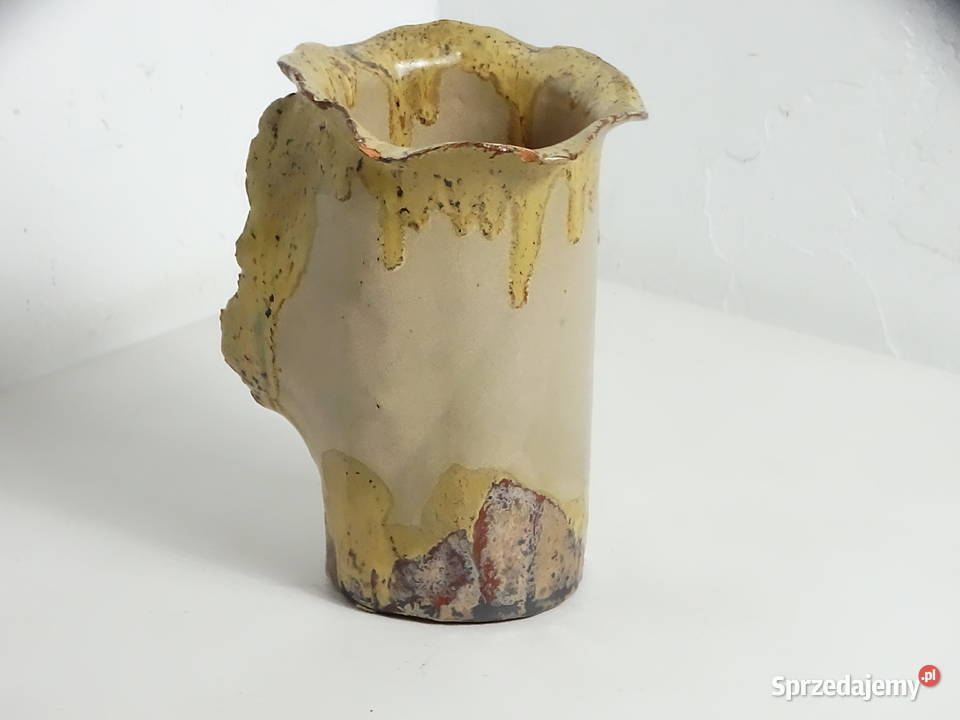 Unikatowy wazon ceramiczny handmade Studio Biłgoraj