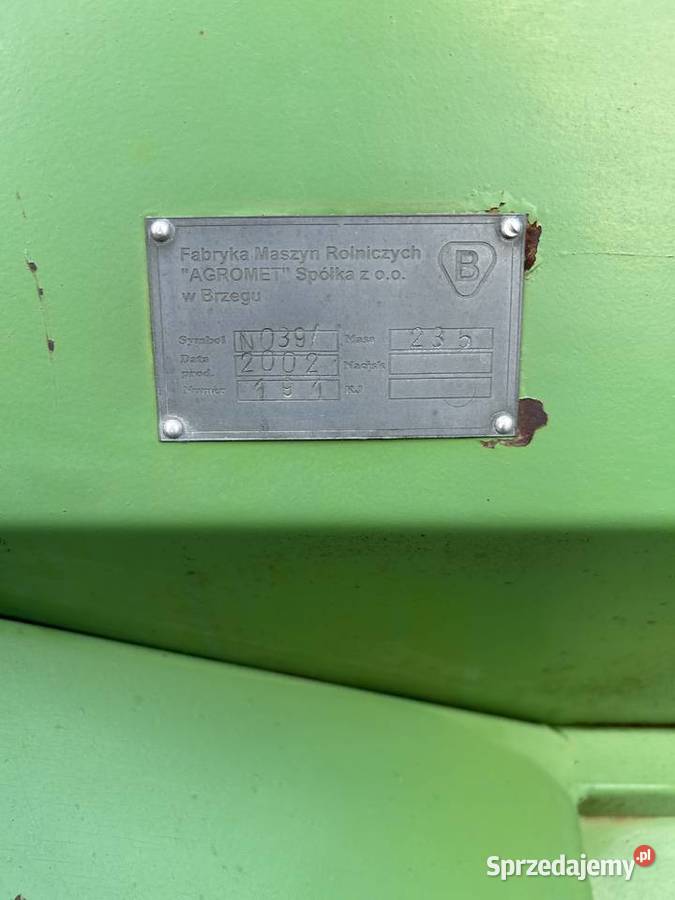 Rozsiewacz nawozu unia no39Mx 700l Kostrzyn