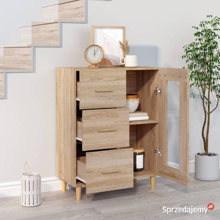 Szafka dąb sonoma 695x34x90 materiał Warszawa