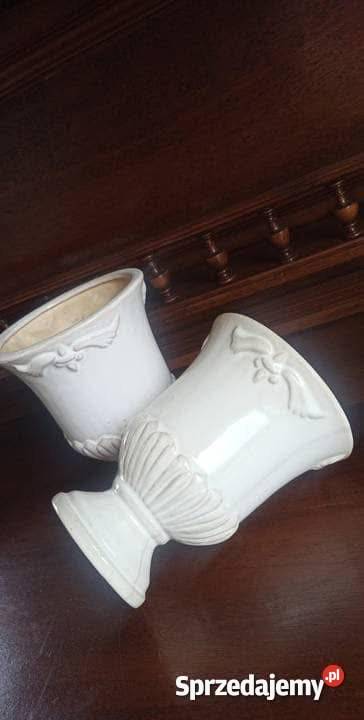 2 Doniczki amfory Szkliwione Gdańsk sprzedam