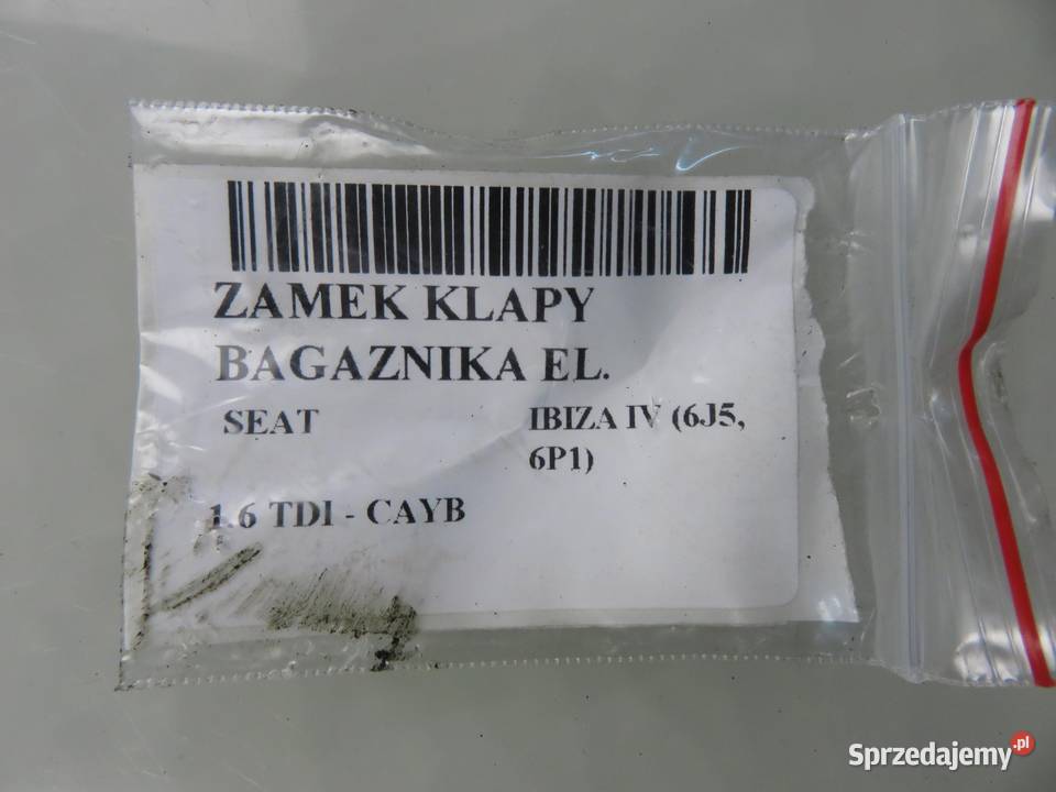 ZAMEK KLAPY SEAT IBIZA IV 6J4827505 sprzedam