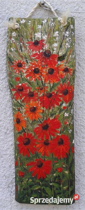 Obraz olejny na desce sosnowej