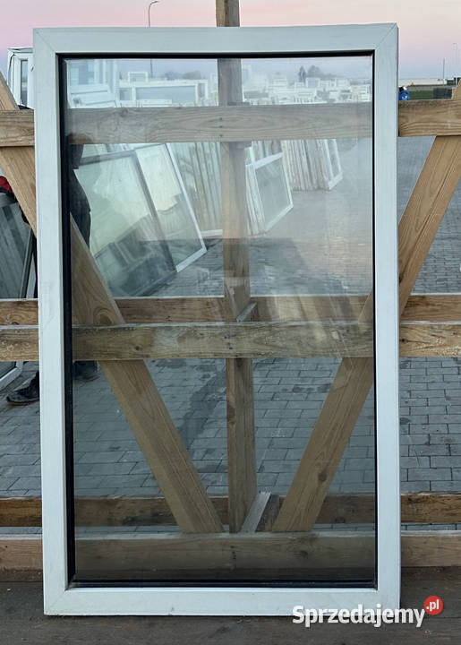 OKNA KacprzaK Witryna 91X129 FIX Używany PCV Lublin