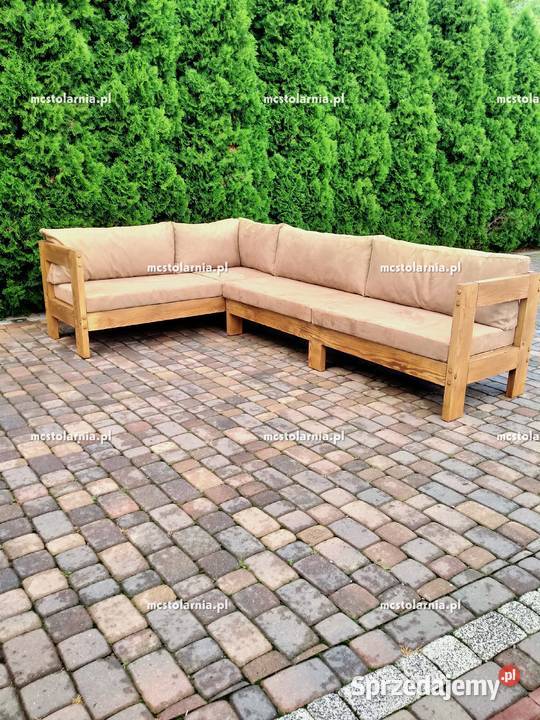 donica drewniana z pergolą loft warzywniak