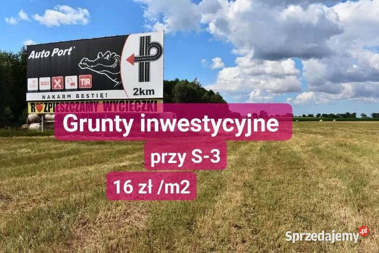 Grunt inwestycyjny działka inwestycyjna S3 3 zachodniopomorskie Myślibórz
