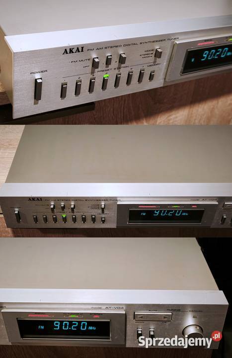 Akai ATV04 Tuner vintage 1980 Sprawdzony sprawny Audio Piotrków Trybunalski