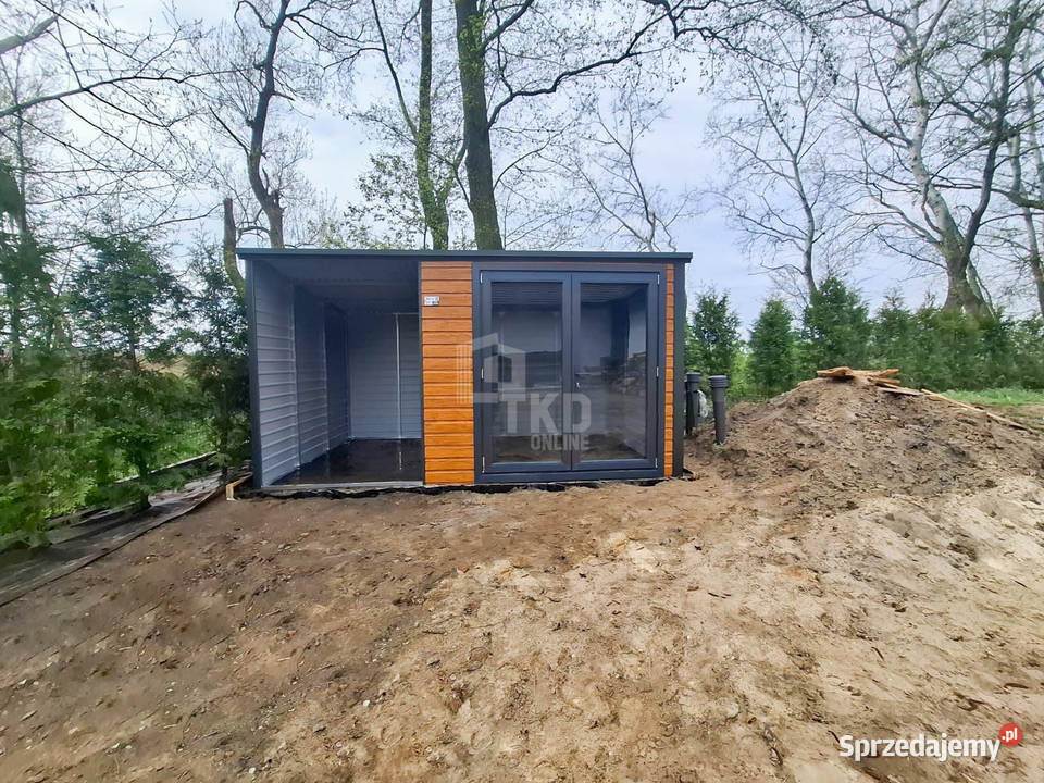 Schowek Domek Ogrodowy 25x25m wiata 15m drzwi 1127zł/m2 Miastko