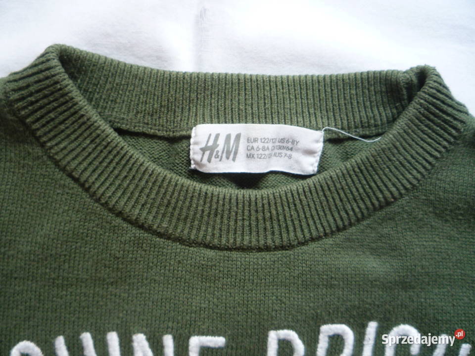 HM 122 Zielony sweter Bluzka Dinozaur zachodniopomorskie Szczecin