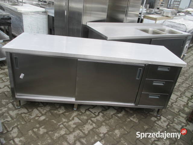 Stół Gastronomiczny Drzwi Suwane Szuflady Ostrów Wielkopolski