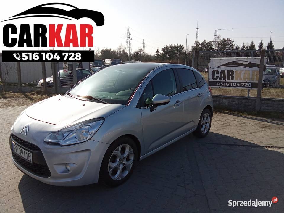 CITROEN C3 II 14 HDI 2010 PANORAMA manualna Wągrowiec
