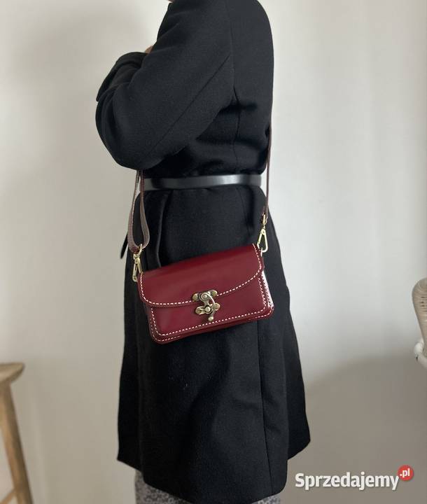 Burgundowa torebka sprzedam