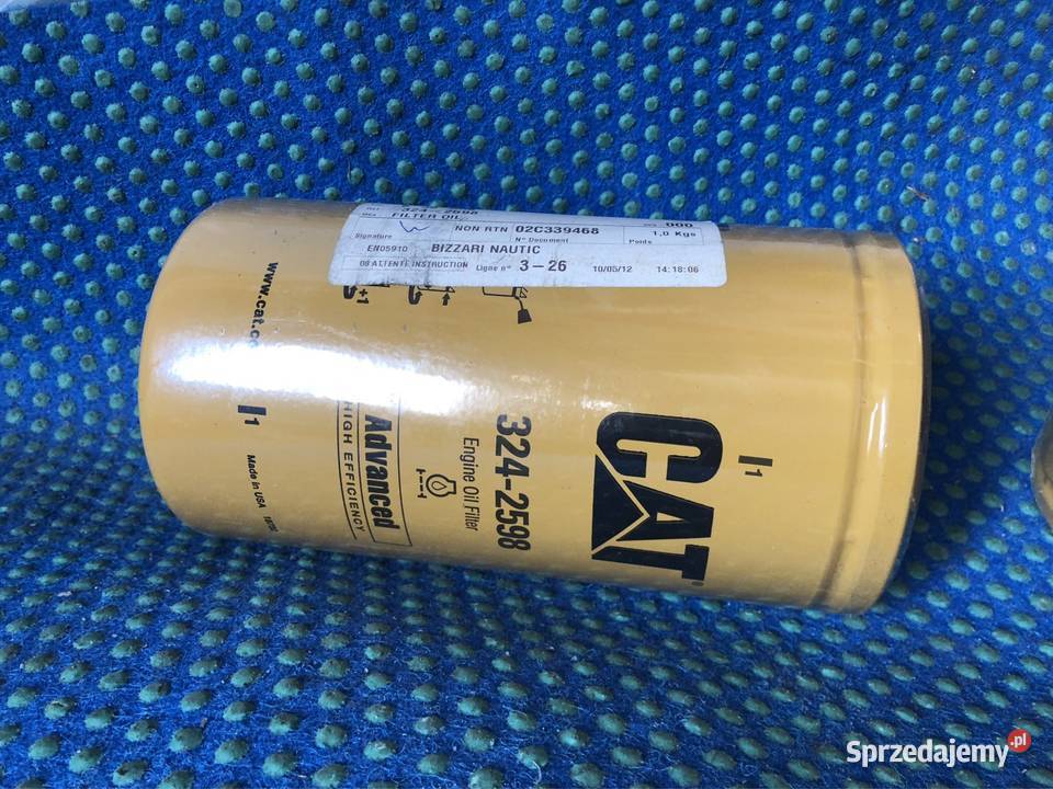 Filtr oleju CAT 3242598 Filtry Piła