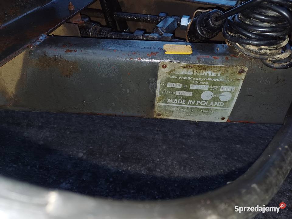 Rozsiewacz wapna rcw 3 wersja eksportowa Rychtal sprzedam