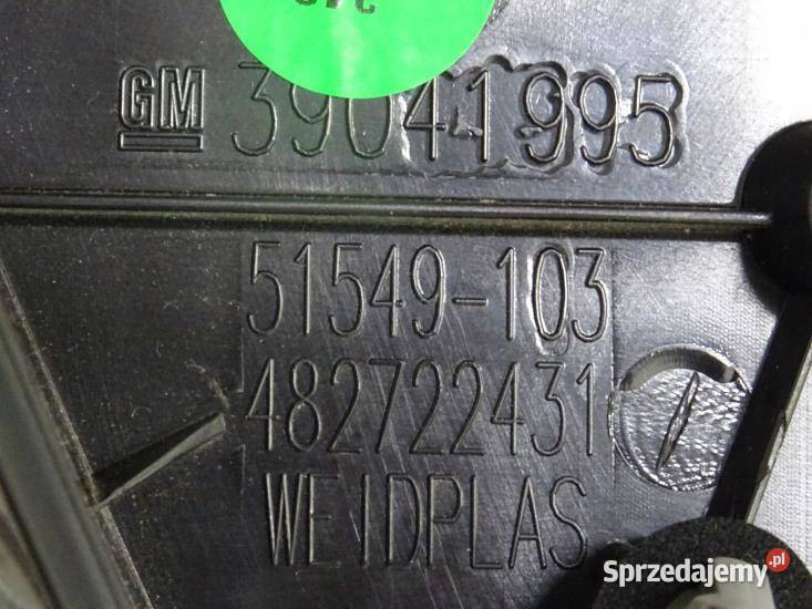 Opel OE 39041995 trójkąt chrom nakładka błotnika Listwy i nakładki sprzedam