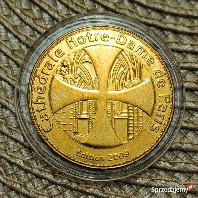 Moneta Katedra NotreDame z 2009r Ruda Śląska