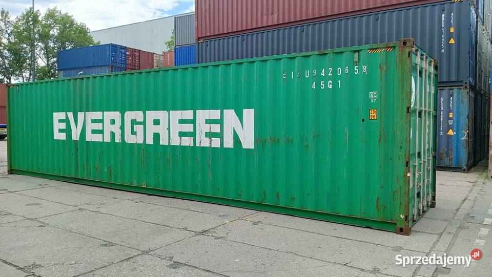 Sprzedam Kontener Morski Magazynowy ręki 40HC CW Białystok