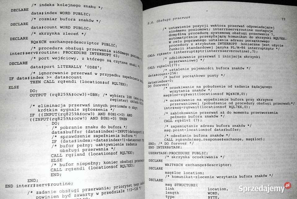 Wielozadaniowy system operacyjny czasu Rok wydania 1988 lubelskie Chełm