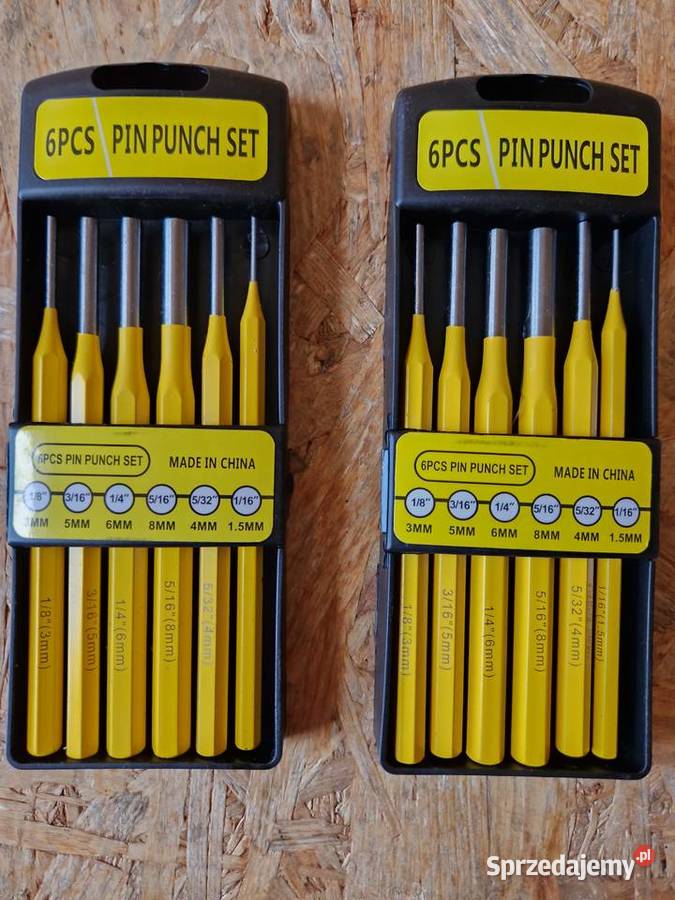 WYBIJAKI PRZEBIJAKI ZESTAW WYBIJAKÓW BLACK 6 CR Pozostałe Głogowa