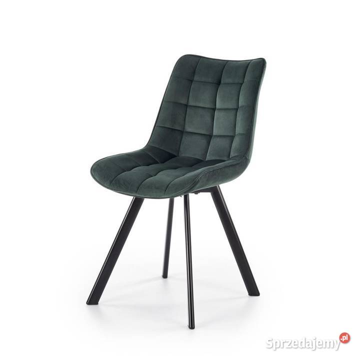 Krzesło model K332 ciemno zielone