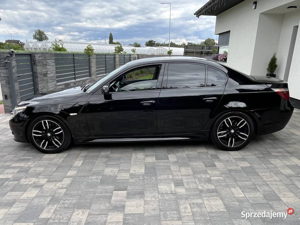 BMW E60 525D Mpakiet Czarna Sedan Manual kujawsko-pomorskie Toruń