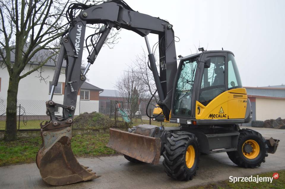 Usługi Koparką Mecalac 714 Łódź