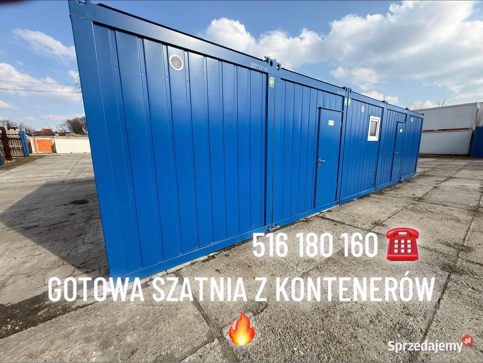 Kontenery szatniowe kontener sanitrany kontenery łódzkie Zgierz