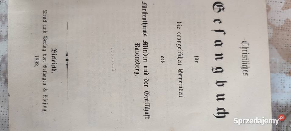 Stary modlitewnik XlX wiek