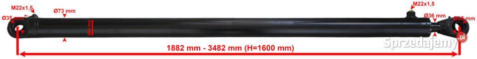 Polski Siłownik Cylinder 63x36 SKOK 1600 Solec Kujawski