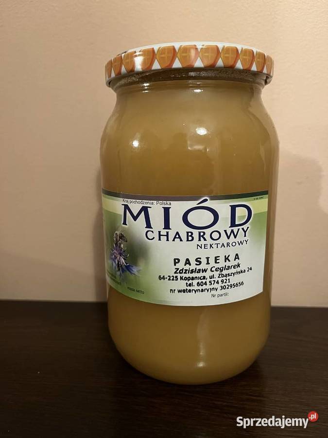 Miód z polskiej pasieki dziadka wielkopolskie Siekierki Wielkie sprzedam