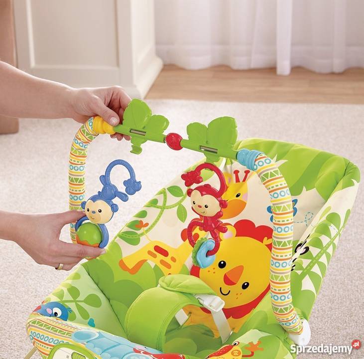 Fisher Bujaczek Leżaczek OKAZJA Warszawa