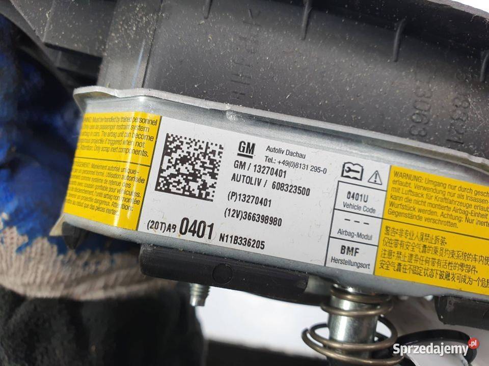 PODUSZKA AIRBAG OPEL INSIGNIA A 13270401 Lipno