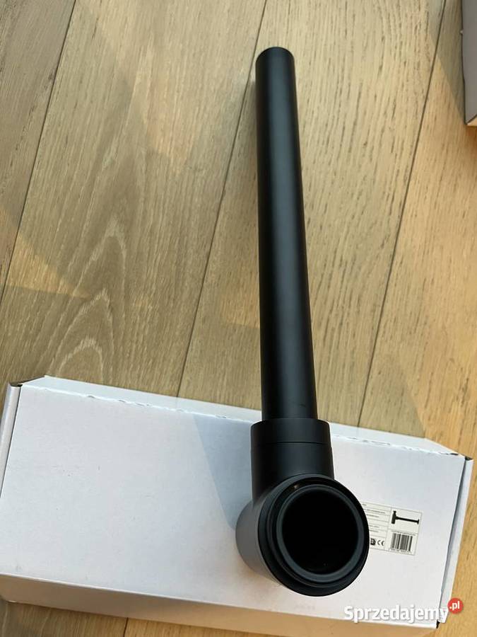 Syfon umywalkowy Prina czarny mat Lubin