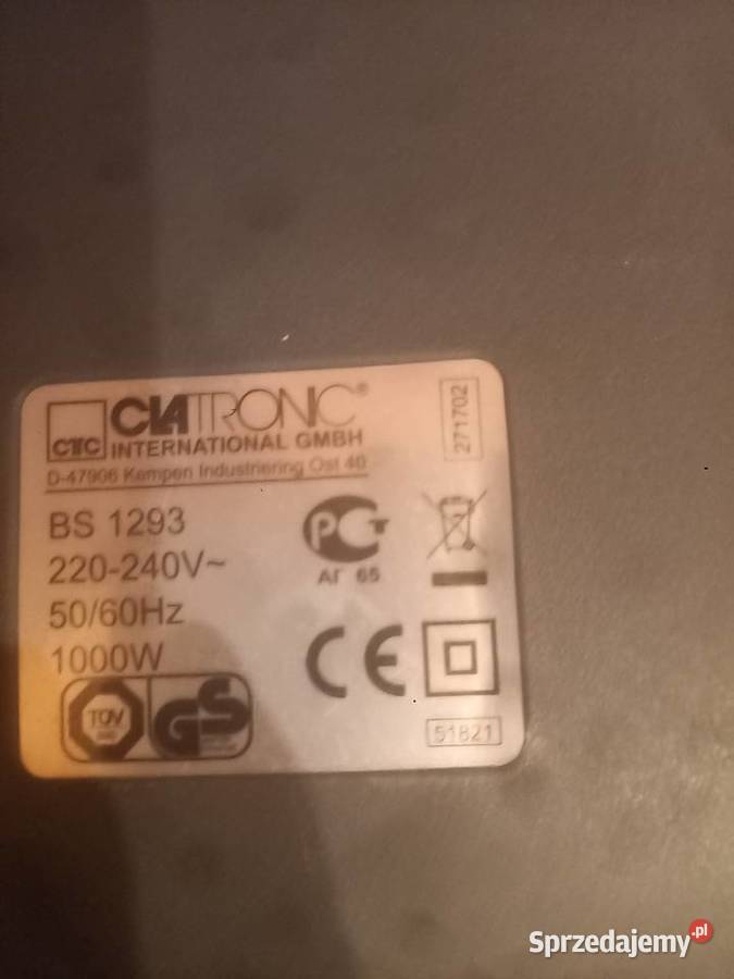 Sprzedam odkurzacz bezworkowy 1000w Warszawa sprzedam