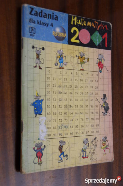Matematyka 2001 zadania klasy 4 Parczew sprzedam