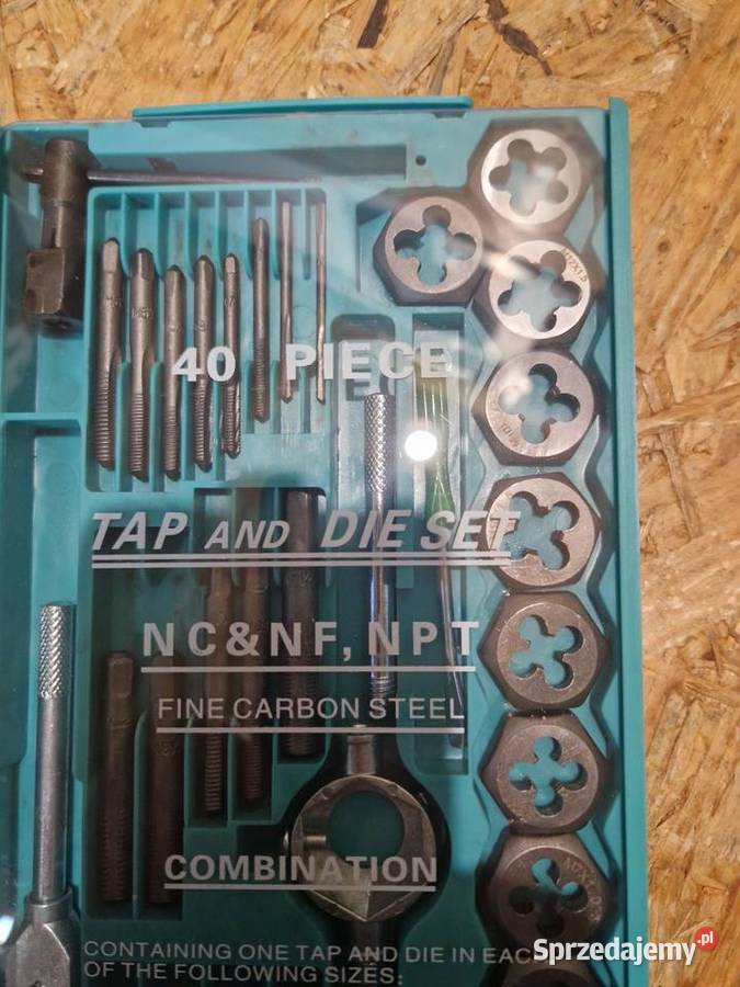 ZESTAW NARZYNEK I GWINTOWNIKÓW 40 EL Głogowa