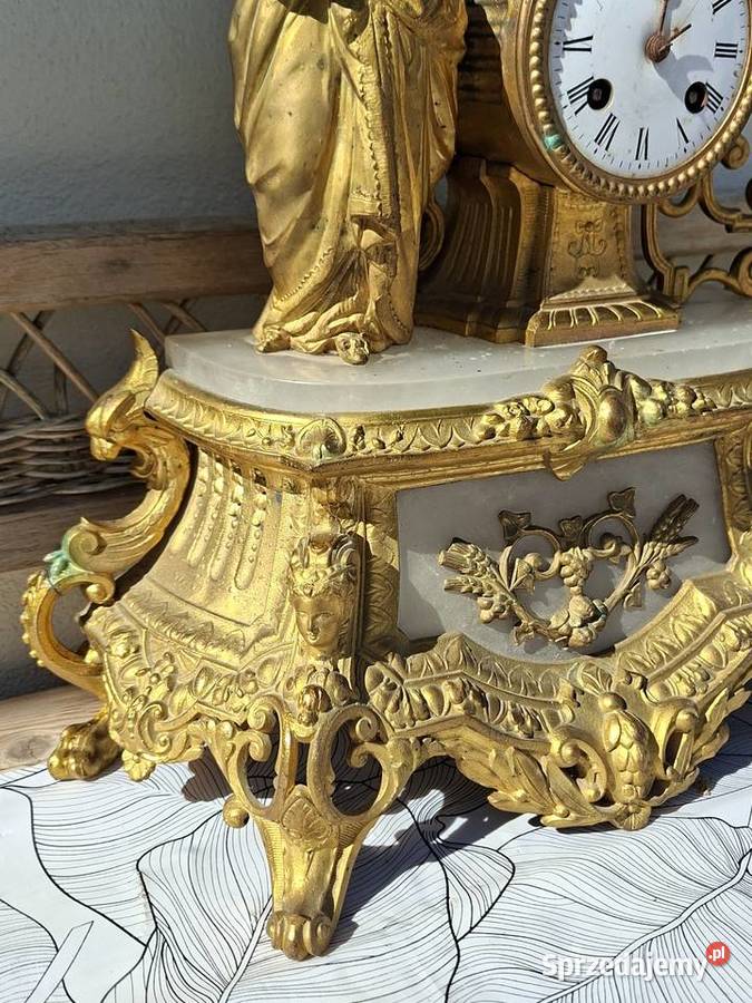 Kominkowy zegar francuski Dom i Ogród Rzeszów sprzedam