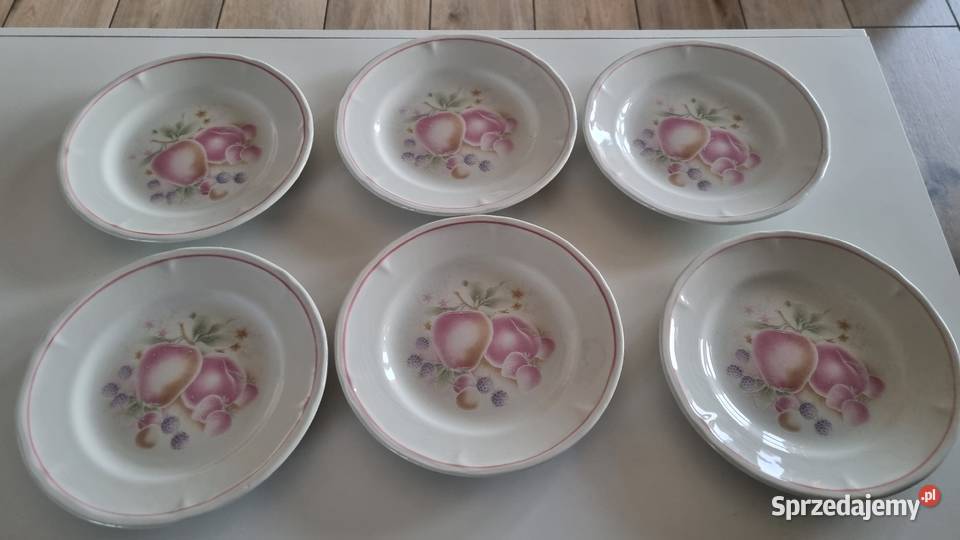 Talerze Deserowe Ceramika Włoska Ironstone Wola Podłężna