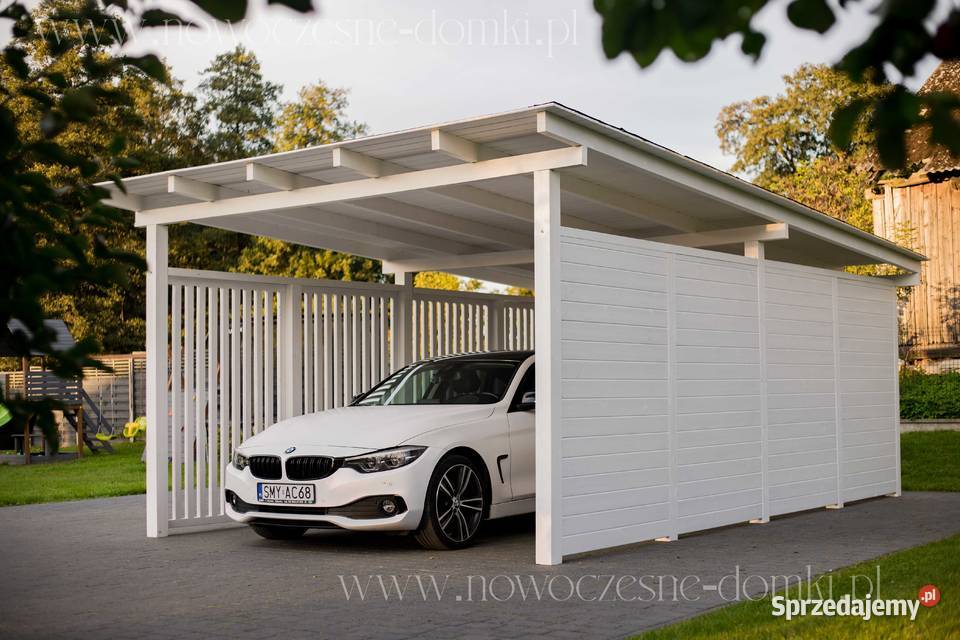 Wiata samochodowa drewniana Verona 4x6 Producent Wrocław