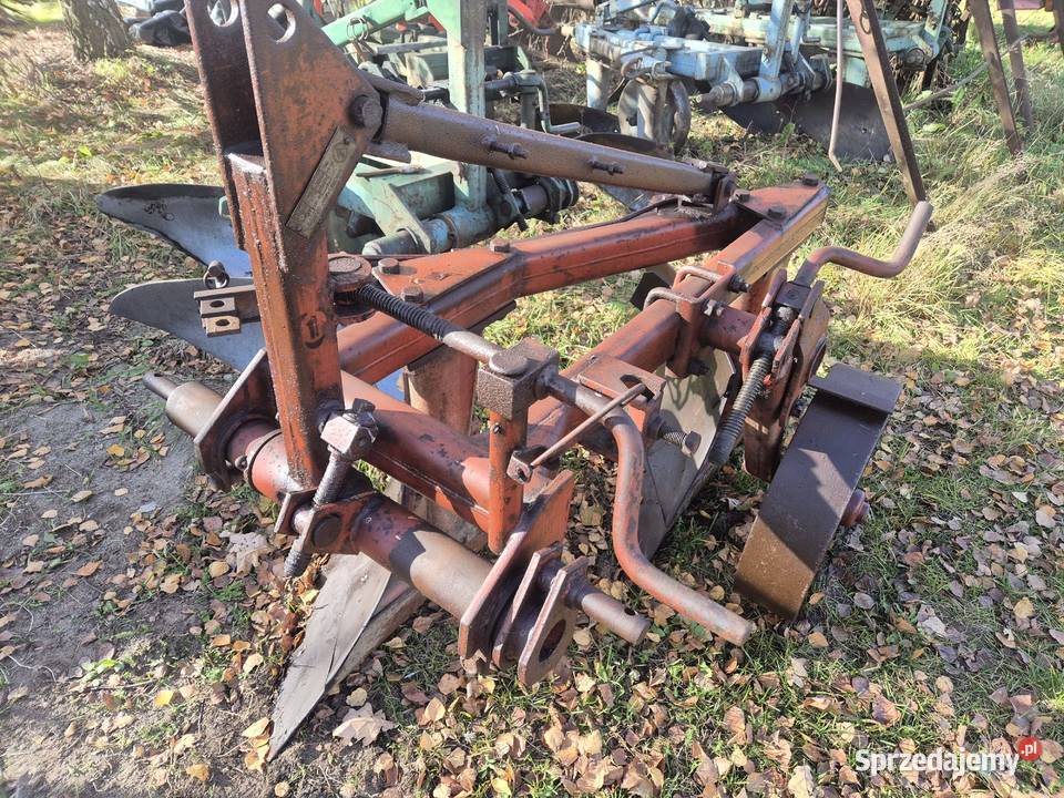 Pług 2 duży Unia Grudziądz dwuskibowy