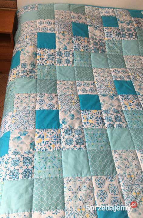 Narzuta patchwork 150205 Turkusowa arabeska Olsztyn