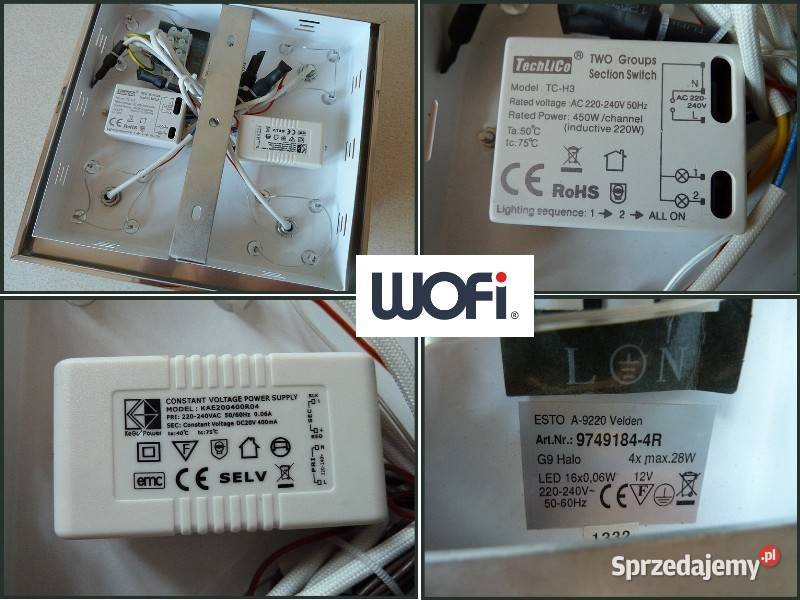 Lampa sufitowa VELDEN ESTO A9220 niemieckiej Rzeszów