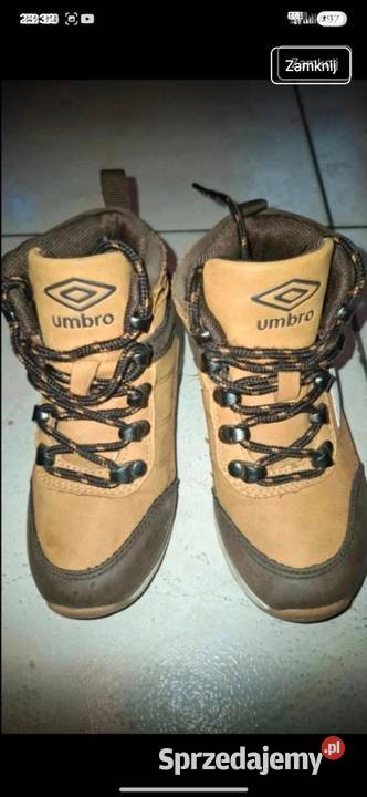 Zimowe umbro rozmiar 28 chłopiec sprzedam